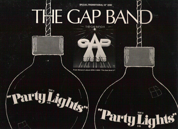 The Gap Band : Party Lights (12", Promo)