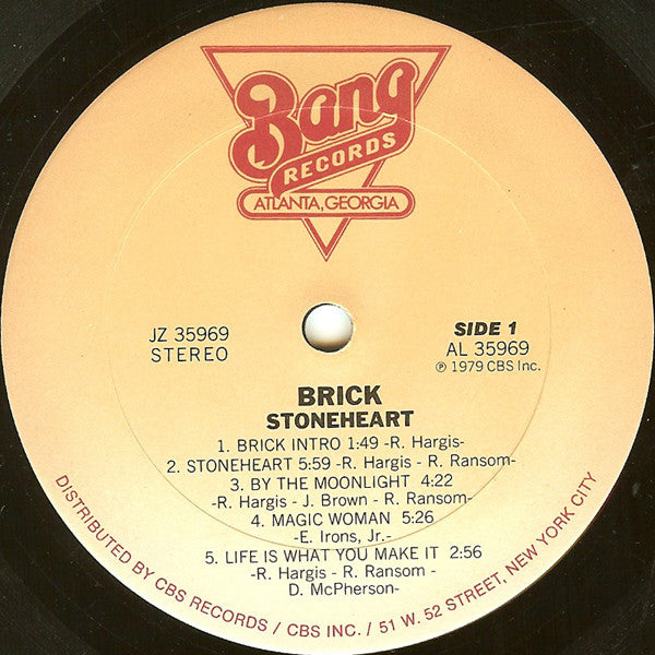 Brick : Stoneheart (LP, Album, Pit)