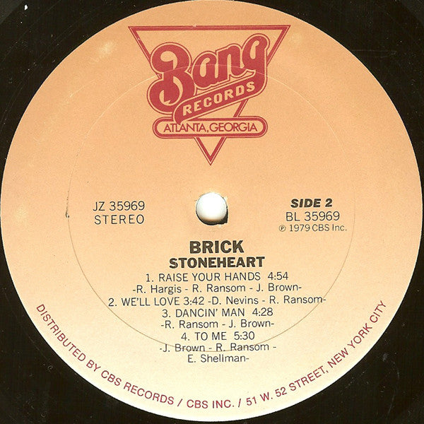 Brick : Stoneheart (LP, Album, Pit)