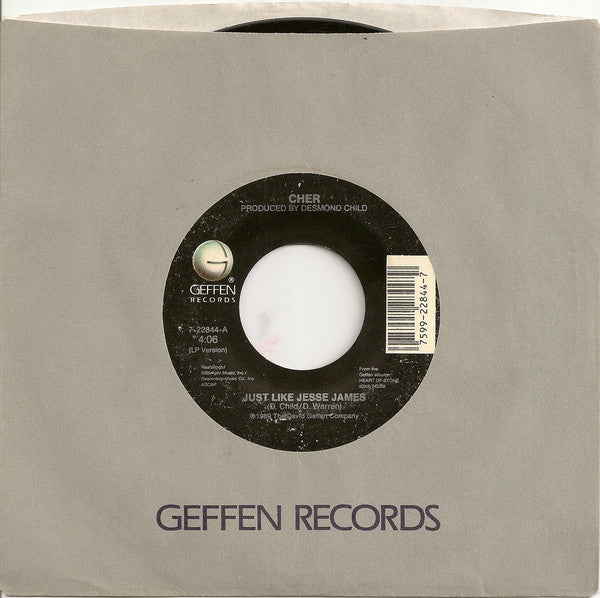 Cher : Just Like Jesse James (7", Single, Spe)