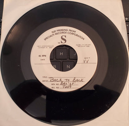 Back To Back : Perfect Girl (7", Single, TP)