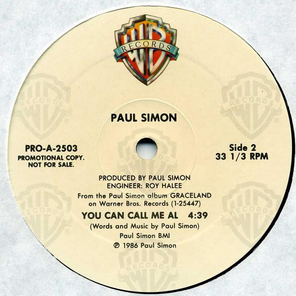 Paul Simon : You Can Call Me Al (12", Promo)
