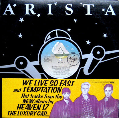Heaven 17 : We Live So Fast / Temptation (12", Promo)