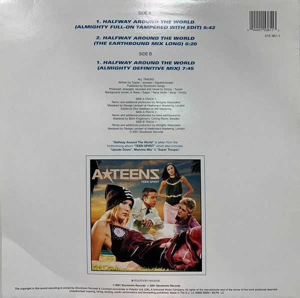 A*Teens : Halfway Around The World (12", Single)