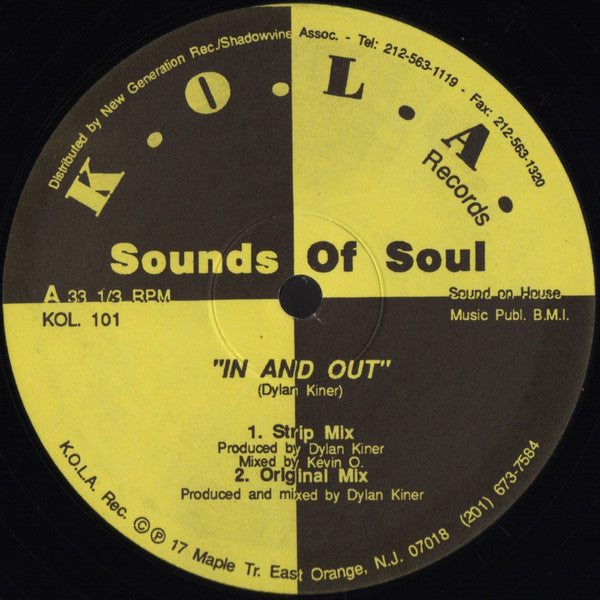 Sounds Of Soul : In And Out (12")