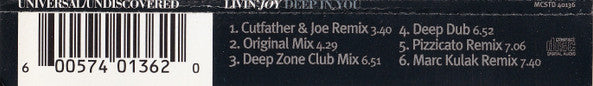 Livin' Joy : Deep In You (CD, Single, CD1)