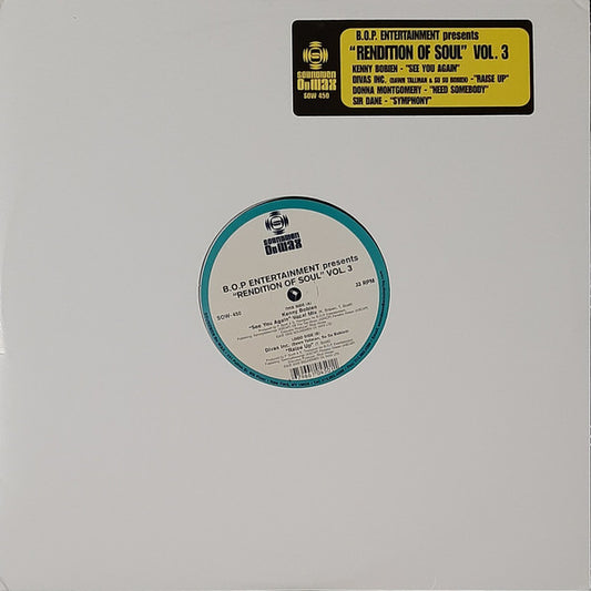 B.O.P. Entertainment* : Rendition Of Soul Vol. 3 (2x12")