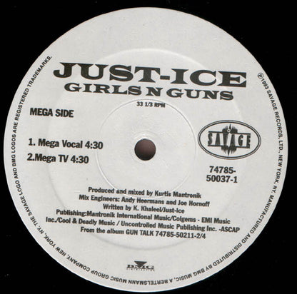 Just-Ice : Girls N Guns (12")