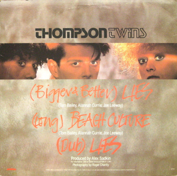Thompson Twins : Lies (12", EMW)