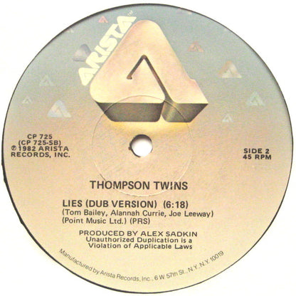 Thompson Twins : Lies (12", EMW)