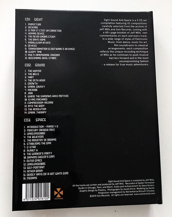 Jeff Mills : Sight Sound And Space (3xCD, Album, Comp)
