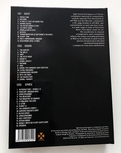 Jeff Mills : Sight Sound And Space (3xCD, Album, Comp)