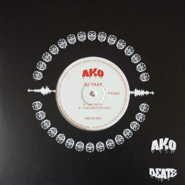 DJ Trax : The Truth / Love Lies (The Soul) (10", Promo, Red)