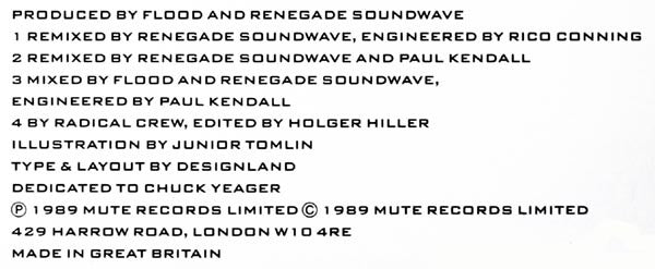 Renegade Soundwave : The Phantom Mixes / Space Gladiator (12", Single)