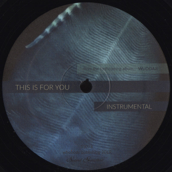 Theo Parrish With Maurissa Rose : This Is For You (12")