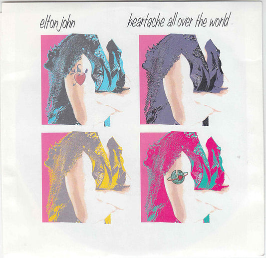 Elton John : Heartache All Over The World (7", Single, Spe)
