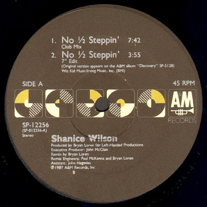 Shanice Wilson : No 1/2 Steppin' (12", Single)