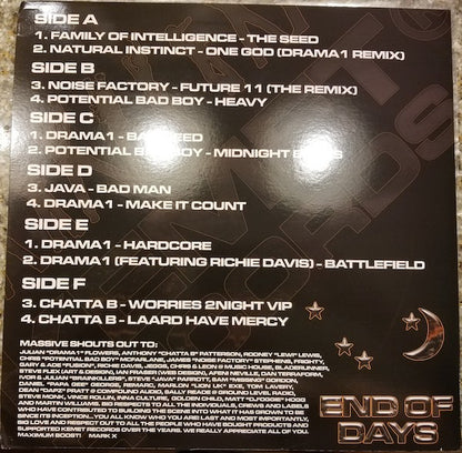 Various : End Of Days LP (3x12", Album, Col)