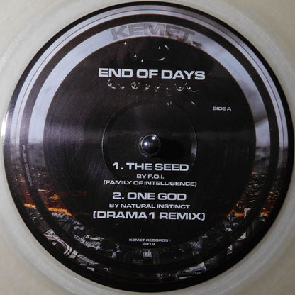 Various : End Of Days LP (3x12", Album, Col)