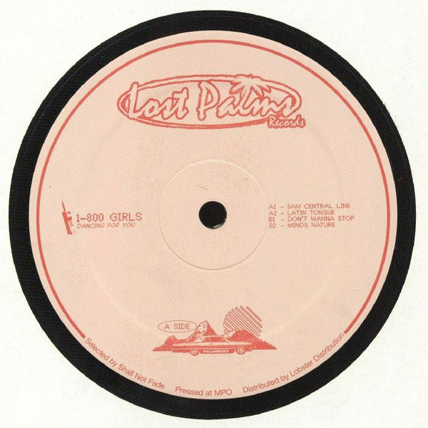 1-800 GIRLS : Dancing For You EP (12", EP, Ltd)