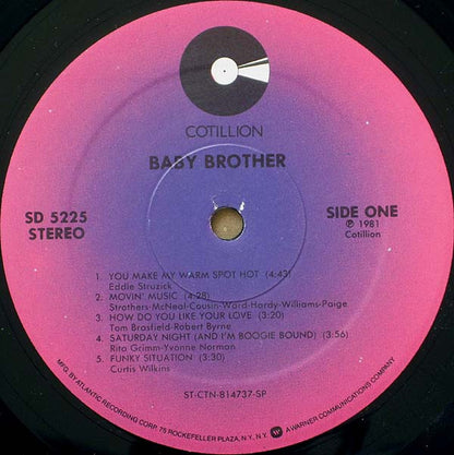 Baby Brother : Baby Brother (LP, Album)