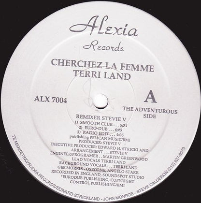 Terri Land : Cherchez La Femme (12")