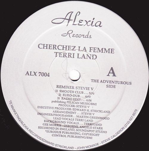 Terri Land : Cherchez La Femme (12")