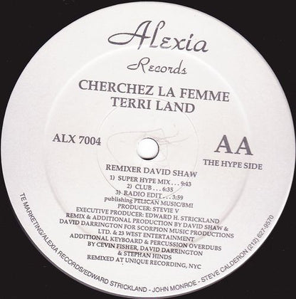 Terri Land : Cherchez La Femme (12")