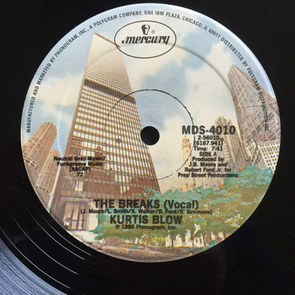 Kurtis Blow : The Breaks (12", Single, 72 )
