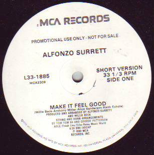 Alfonso Surrett : Make It Feel Good (12", Promo)