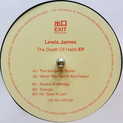 Lewis James (2) : The Death Of Habit EP (12", EP)