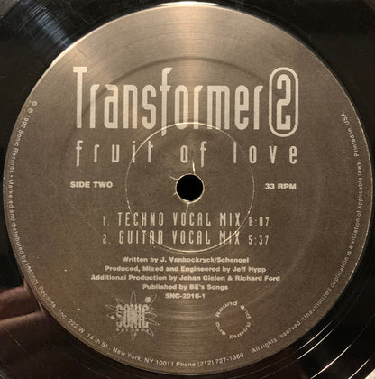Transformer 2 : Fruit Of Love (12")