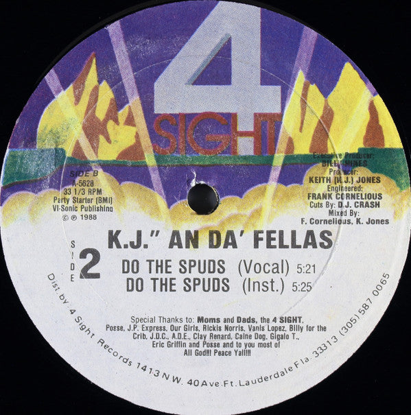 K.J." An Da' Fellas* : Get Retarded (Now Go) (12")