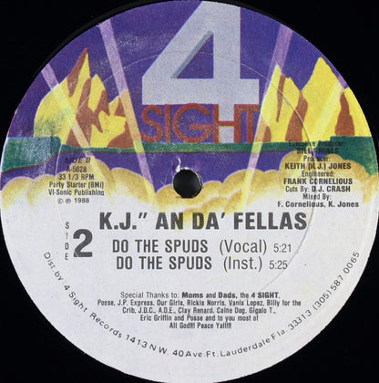 K.J." An Da' Fellas* : Get Retarded (Now Go) (12")