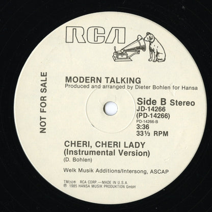 Modern Talking : Cheri, Cheri Lady (12", Promo)