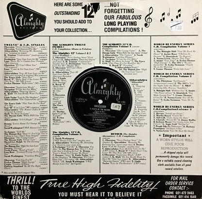 Obsession : Without You / State Of The Nation (12")