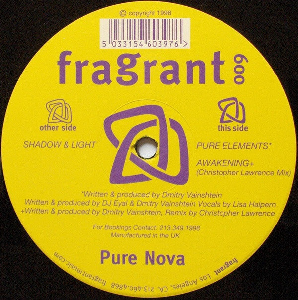 Pure Nova : Shadow & Light / Pure Elements / Awakening (12")