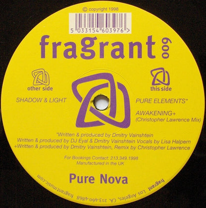 Pure Nova : Shadow & Light / Pure Elements / Awakening (12")