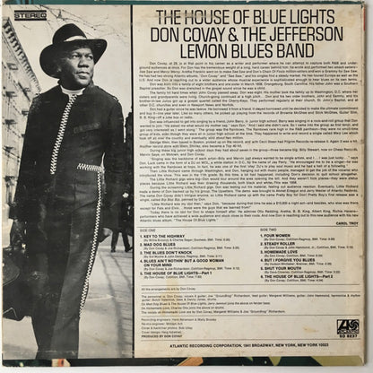 Don Covay & The Jefferson Lemon Blues Band* : The House Of Blue Lights (LP, Mono, Promo)
