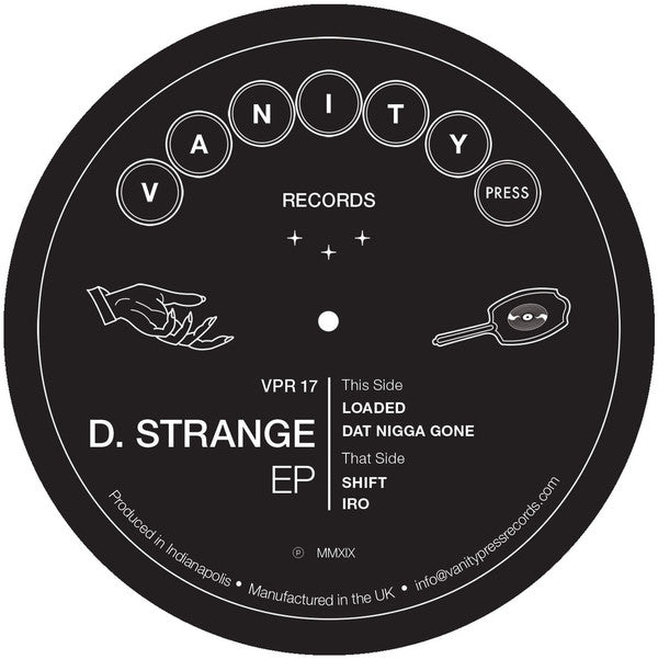 D. Strange (2) : D. Strange EP (12", EP)