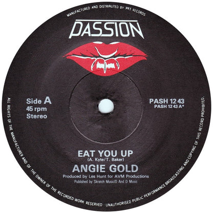 Angie Gold : Eat You Up (12")
