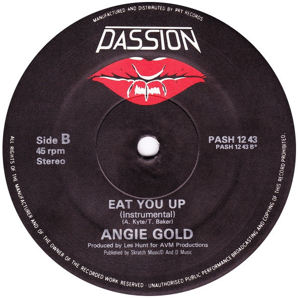 Angie Gold : Eat You Up (12")