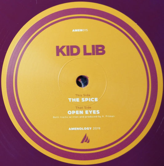 Kid Lib : Open Eyes / The Spice (12", Ltd, Win)