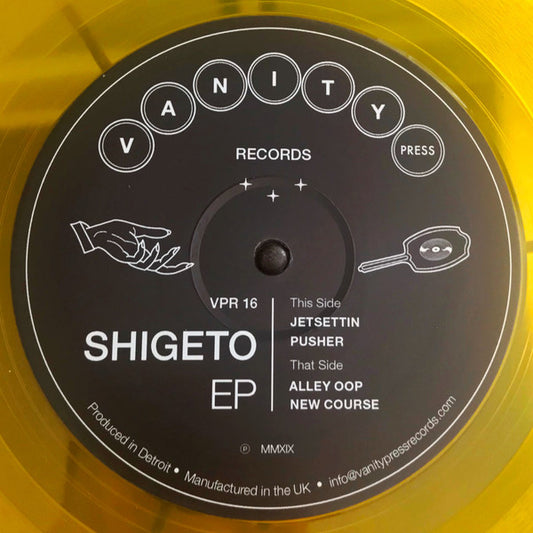Shigeto : Shigeto EP (12", EP, Ltd, RP, Yel)