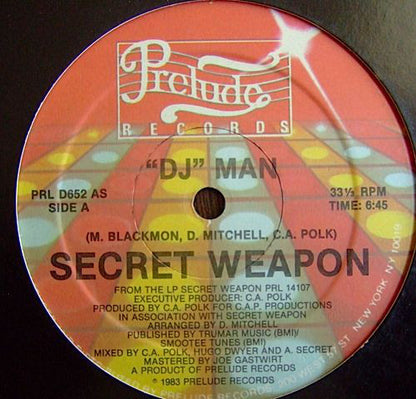 Secret Weapon (2) : "DJ" Man (12")