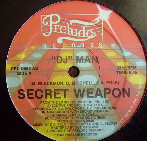 Secret Weapon (2) : "DJ" Man (12")
