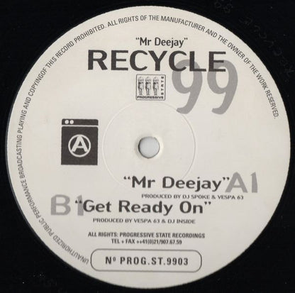 PSR Dream Team : Recycle '99 (12")