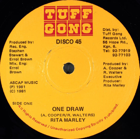 Rita Marley : One Draw (12")