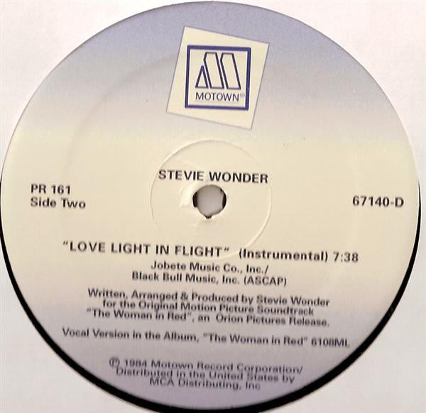 Stevie Wonder : Love Light In Flight (12", RE)
