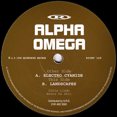 Alpha Omega : Electro Cyanide / Landscapes (12")